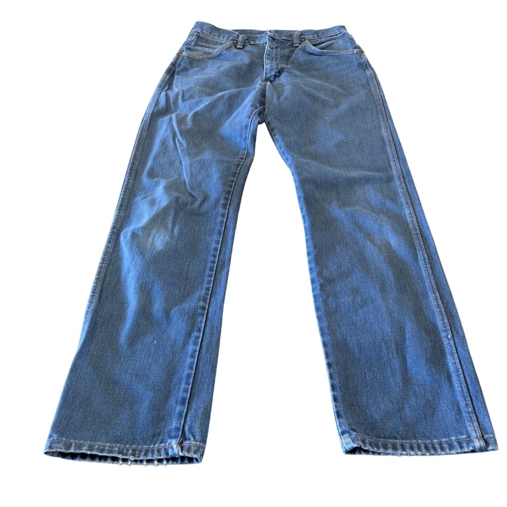 Maverick Vintage Mens Straight Leg Blue Denim Jeans 3E94DEN Made in USA 30x28